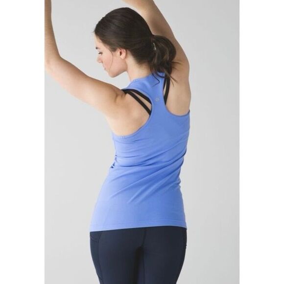 LULULEMON COOL RACERBACK lavender lullaby TANK TOP SZ M 10 pickleball - Picture 1 of 6